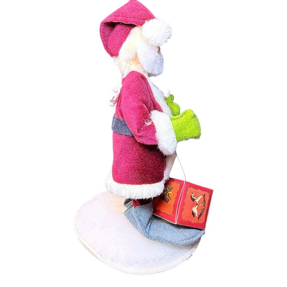 Vintage 1963 Annalee‎ Mobilitee Santa Claus Christmas Handmade Made in USA Retro - Picture 5 of 12